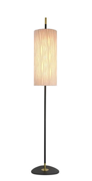 BT21106 Modern Art Deco Gold Masa Lambası - Siyah Şapkalı Kristal Cam Detaylı Abajur