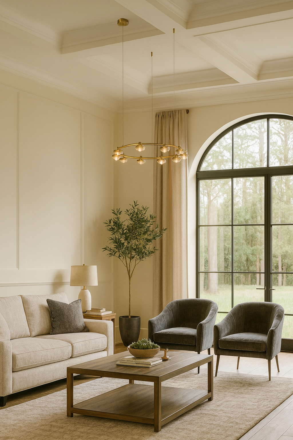 60cm Çapında Mercek Sarkıt Avize