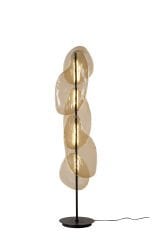 Dökme Cam Lambader – Sanatsal Dokuya Sahip El İşçiliği Görünümlü Köşe Aydınlatması