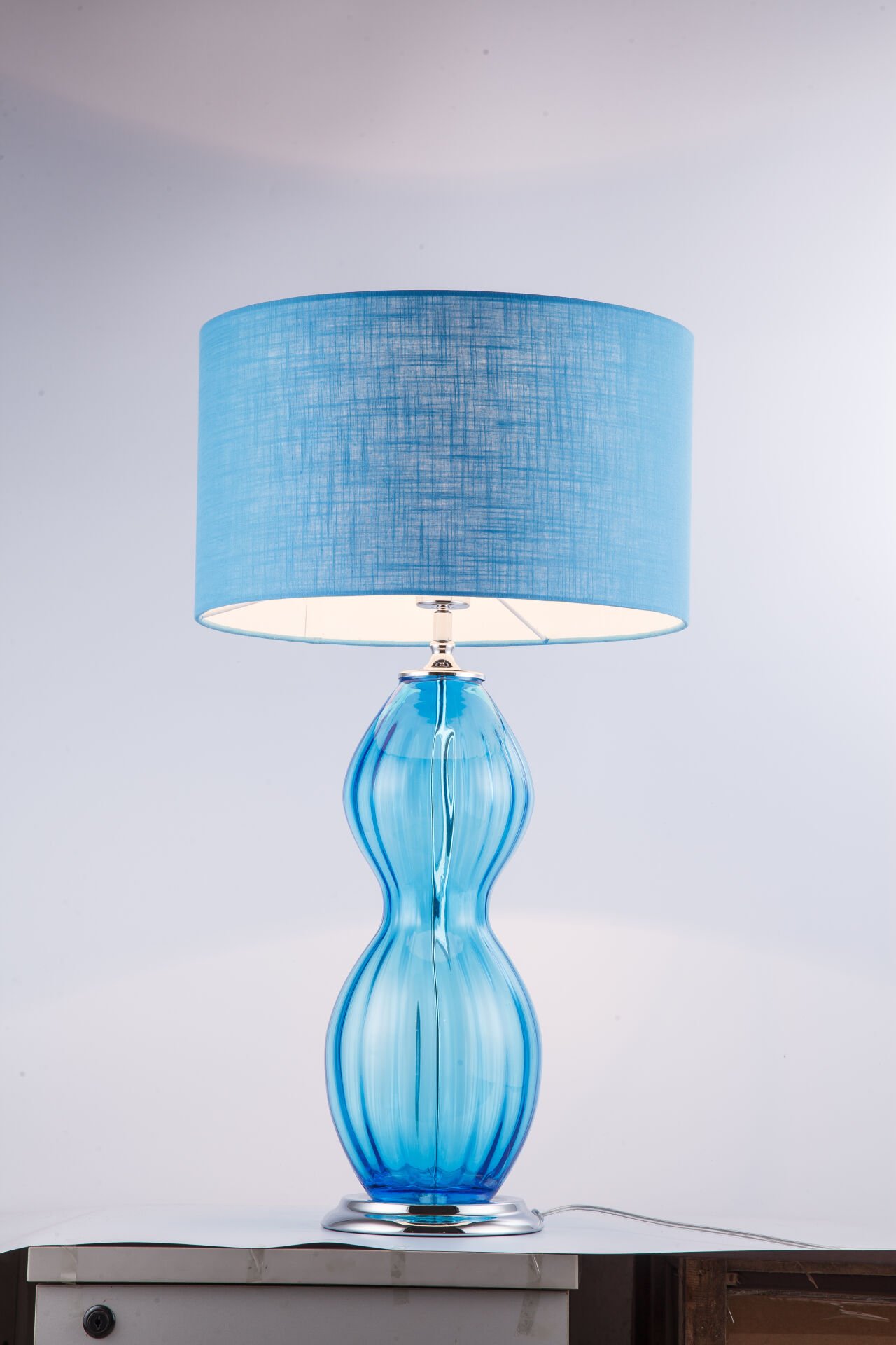 BT21106 | Modern Art Deco Kristal Sütunlu Masa Lambası