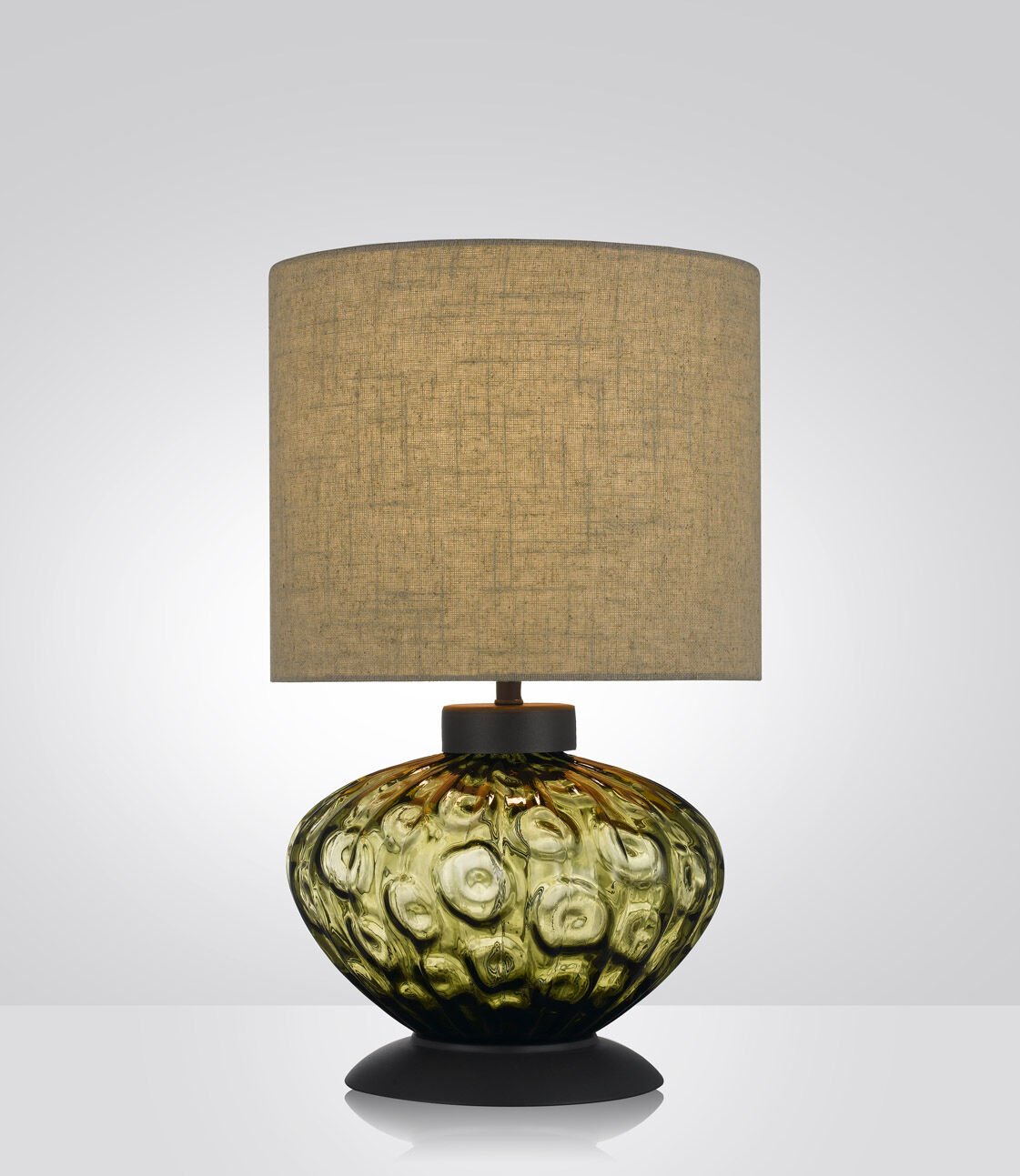 Modern Art Deco Kristal Sütunlu Masa Lambası