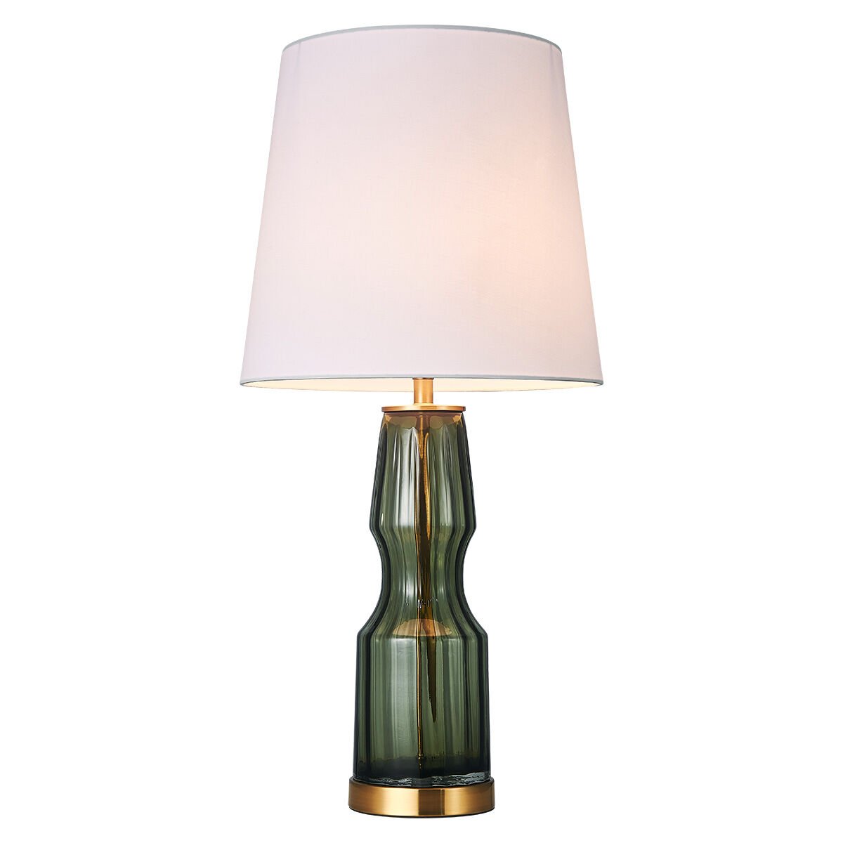 Ombre Kristal Gövdeli Lüks Abajur