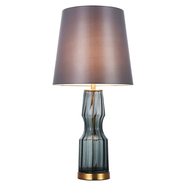 Ombre Kristal Gövdeli Lüks Abajur