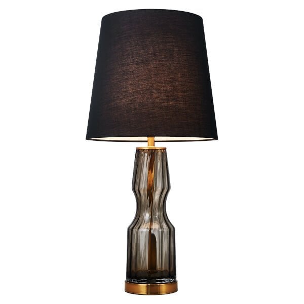 Ombre Kristal Gövdeli Lüks Abajur