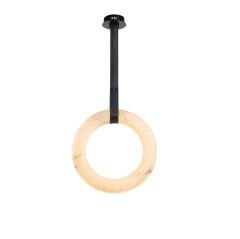 Alabaster Mermer Görünümünde Simit Sarkıt 50cm Çapında