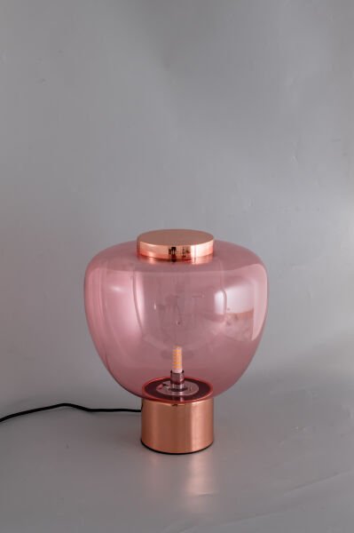 Modern Mimari Cam Masa Lambası