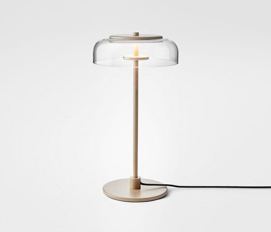 Minimalist Gold Masa Lambası - İnce Gövdeli Tasarım Modern Cam Abajur