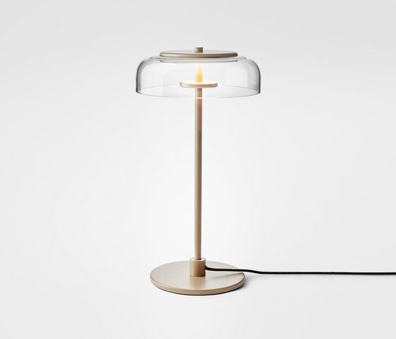 Besa Minimalist Gold Masa Lambası - İnce Gövdeli Tasarım Modern Cam Abajur