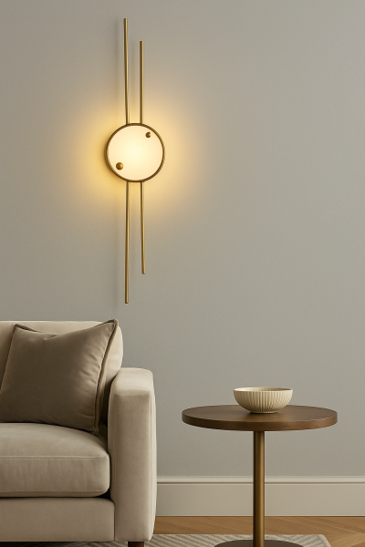 Konik Boru Mermerli Aplik – Modern Minimalist Yönlendirilebilir Accent Duvar Lambası