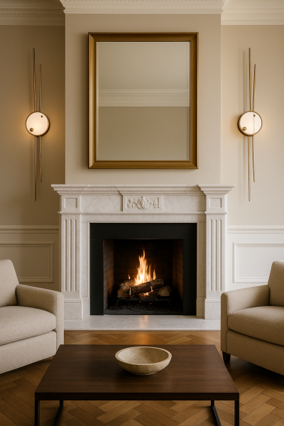 Konik Boru Mermerli Aplik – Modern Minimalist Yönlendirilebilir Accent Duvar Lambası