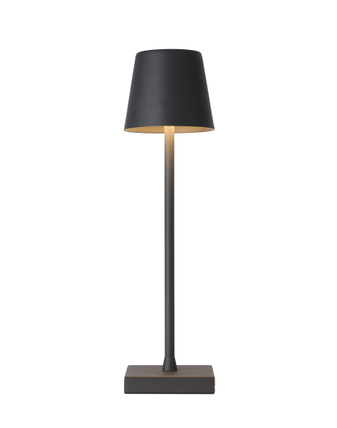 Modern Ayaklı Lambader | Siyah Şapkalı Metal Gövdeli Dekoratif Lambader – Besa Aydınlatma