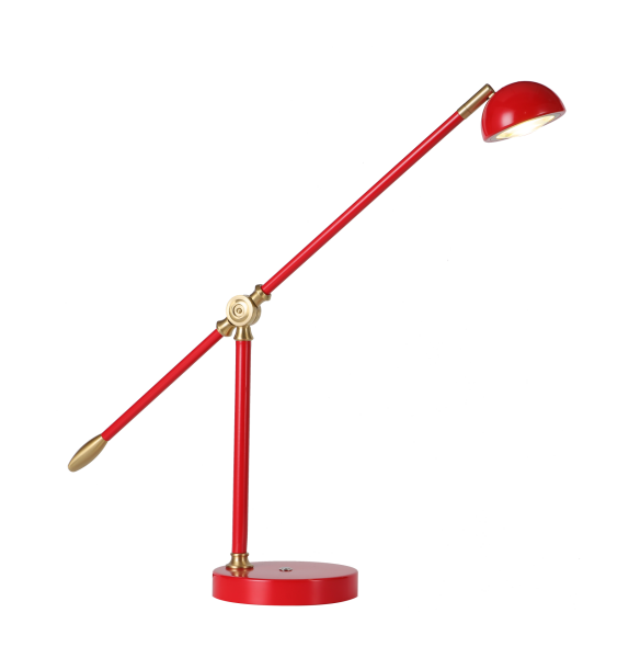 Ayarlanabilir Kollu Modern Masa Lambası | Metal Gövde | Çalışma & Okuma Lambası | Siyah – Beyaz – Kırmızı – Gold – Kahverengi