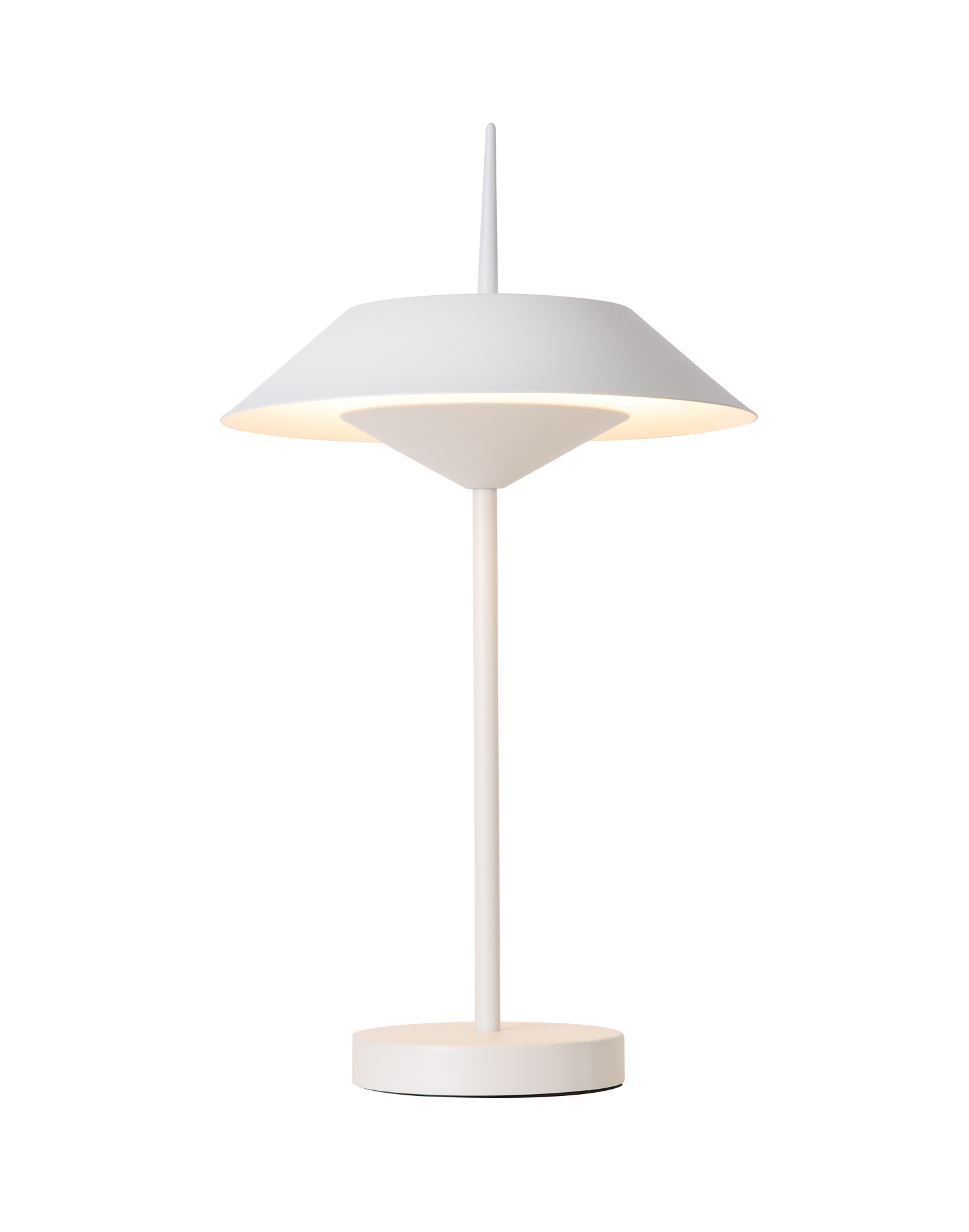 Modern UFO Tasarım Beyaz Masa Lambası | Minimal Dekoratif Ortam Aydınlatması