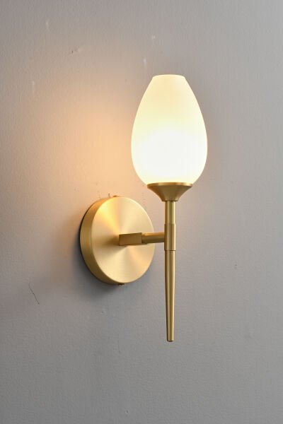 Modern Cam Aplik – Altın Detaylı