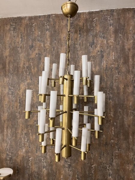 Modern Gold LED Avize – Lüks Dekoratif Çok Kollu Salon Yemek Odası Sarkıt Aydınlatma